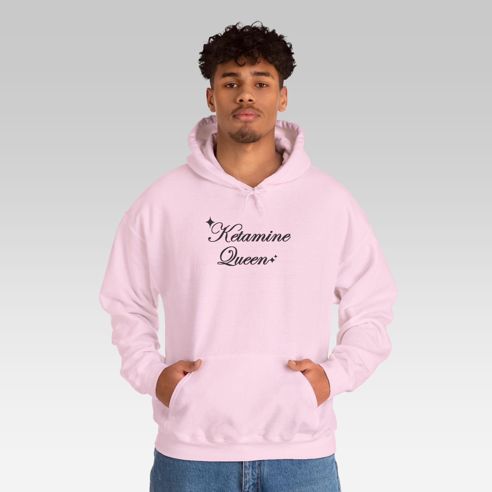 The Ketamine Queen Hoodie | Black Streetwear Pullover for Ironic Fashion & Nightlife