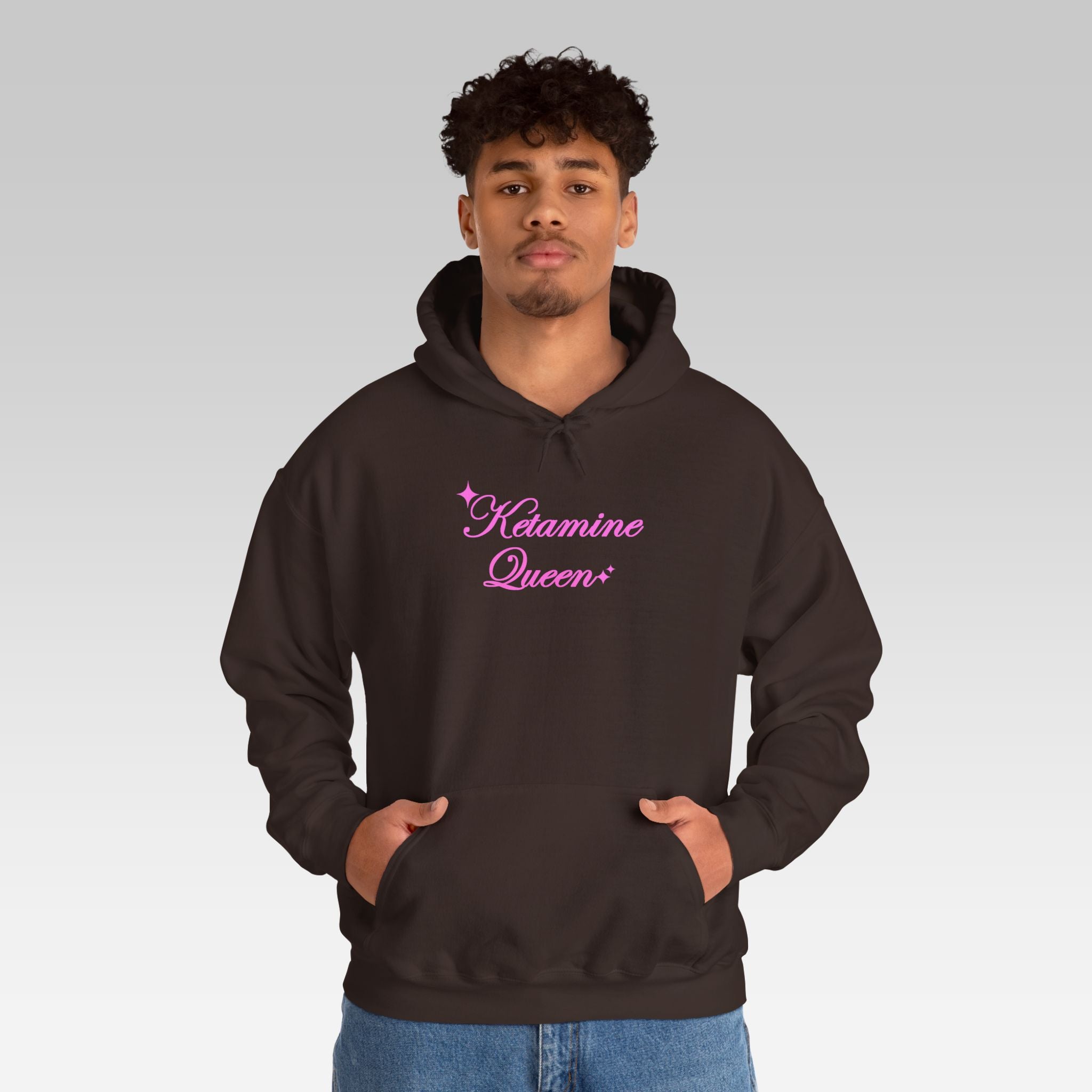 The Ketamine Queen Hoodie | Black Streetwear Pullover for Ironic Fashion & Nightlife