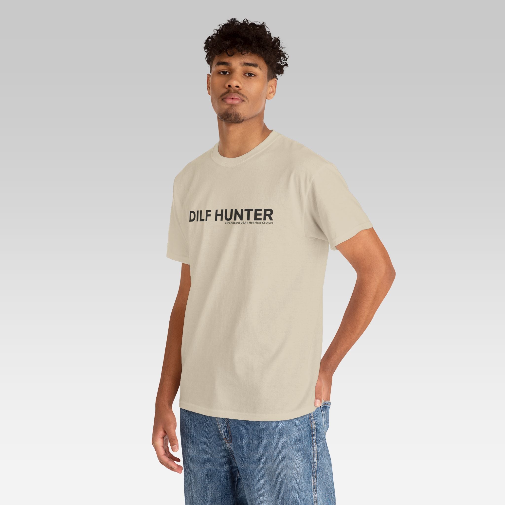 The DILF Hunter Tee | Minimalist Streetwear T-Shirt with Bold Statement Graphic