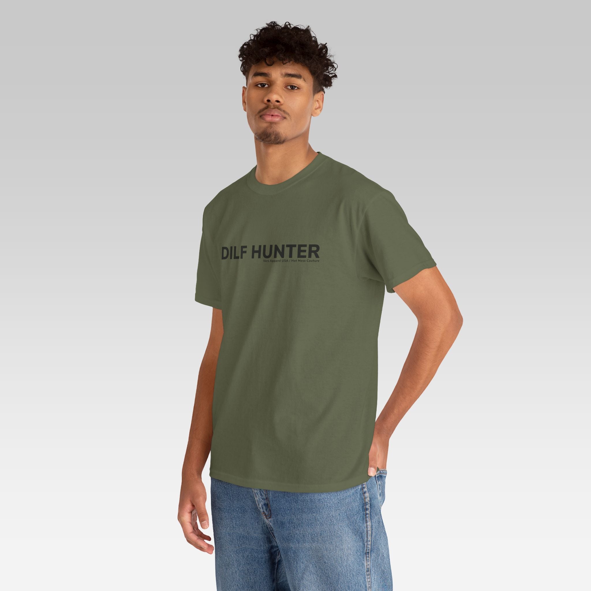 The DILF Hunter Tee | Minimalist Streetwear T-Shirt with Bold Statement Graphic